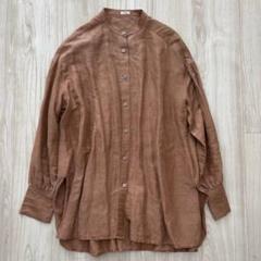 22SS イエナ ラミーリヨセルバッグギャザーシャツ テラコッタ 36