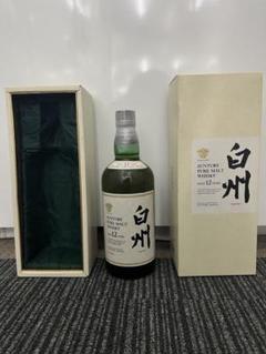 【未開栓　パラフィルム付】SUNTORY 白州 12年 ピュアモルトウイスキー 未開栓 パラフィルム付】SUNTORY 白州 12年 ピュアモルト