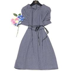 大人気新品 現行モデル ほぼ未使用 マレーラ ワンピース ギンガムチェック ワンピース