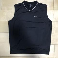 NIKE GOLF ナイロンベスト　ブラック　y2k