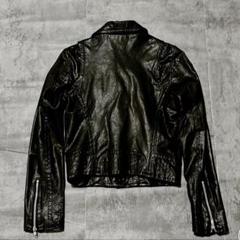 ハル様 90s　ヴィンテージレザージャケット ショート丈ブルゾン 短丈 羊革 2025年最新】レザージャケット 古着 ショート丈の人気アイテム