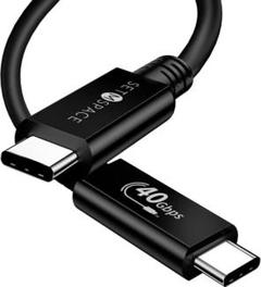 新品未使用⭐️充電ケーブル 40gbps超高速転送 usb cケーブル 30cm