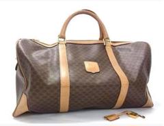 セリーヌ　ボストンバック　M10マカダム柄 CELINE セリーヌ マカダム柄 ボストンバック ベージュ