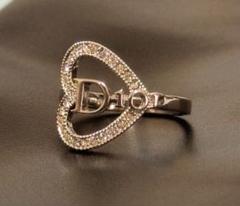 Dior ハート型シルバーリング