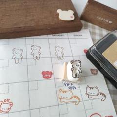 『小さなくまちゃん』消しゴムはんこ