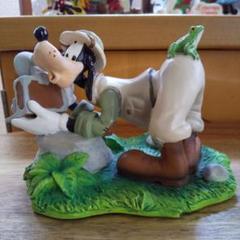 【希少】WDW アニマルキングダム グーフィーフィギュア 陶器 希少】WDW アニマルキングダム グーフィーフィギュア 陶器