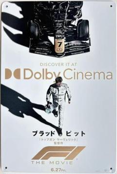 F1 メタルサイン　インテリア雑貨　映画ポスターブリキ看板