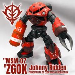 【エンチョコちゃん】MGズゴック　ジョニー・ライデン専用機　全塗装 エンチョコちゃん様専用】MGズゴック ジョニー・ライデン専用機