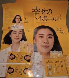 サントリー　SUNTORY　角ハイボール　蒼井優　ポスター 等　一式　計22点