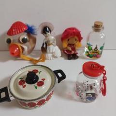 昭和レトロ　ミニチュア　小物　まとめ売り　小瓶　貝殻　ブローチ