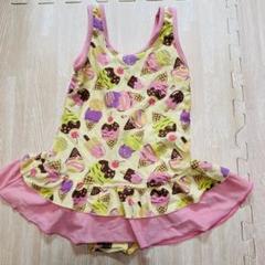 アイスクリーム　水着　サーティワン　ワンピース　130cm