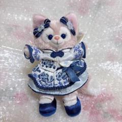 上海ディズニー限定リーナベルぬいぐるみバッジ 新品未使用青花