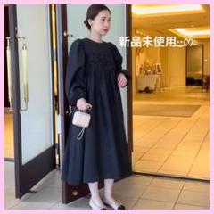 アンミヌ UNMINOU♥新品未使用 シャーリングギャザーワンピのサムネイル