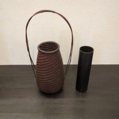 別府竹細工 竹花籠 花器 茶道具 櫛目懸崖 岩尾豊南作 2025年最新】岩尾豊南の人気アイテム - メルカリ