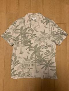 BANANA REPUBLIC リネンブレンド 半袖シャツ Lのサムネイル