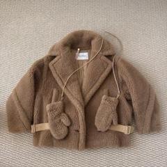 ☆FREAK'S STORE☆美品リアルムートンコート＆グローブ（手袋）付き
