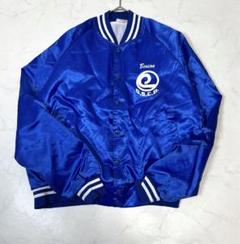 90s ヴィンテージ 古着 USA製 バックプリント スタジャン ブルー