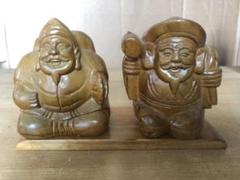 53 時代木彫、大黒、置物、 53 時代木彫、大黒、置物、 - メルカリ