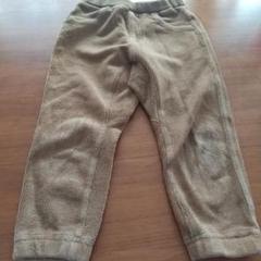 中古品　コーデュロイパンツ　90size　オーカー黄土色　保育園　幼稚園　遊び着