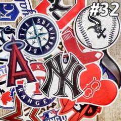 MLB ステッカー セット チーム ロゴ 野球 ベースボール ヤンキース 32