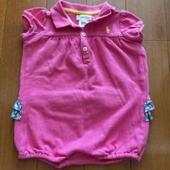 Ralph Lauren ピンクロンパース 9M ラルフローレン