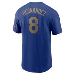 【正規品】ドジャース WS優勝記念 キケ・ヘルナンデス ゴールドTシャツ 正規品】 ドジャース WS優勝記念 キケ・ヘルナンデス ゴールドT