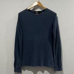 美品 RRL インディゴ ワッフル サーマル ロンT シャツ XS ラルフ