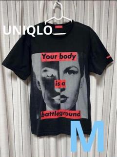 黒【在庫限り】BarbaraKrugerコラボUNIQLO 古着 Tシャツ レア 黒【在庫限り】BarbaraKrugerコラボUNIQLO 古着 Tシャツ レア