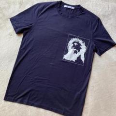 【在庫処分大特価!!】 GIVENCHY ジバンシー 1211 Tシャツ メルカリ - 紺 ネイビー キリスト トップス