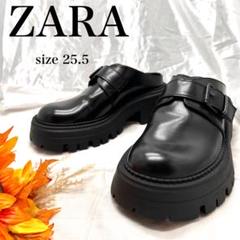 zara ローファー　リボン　厚底 ZARA - ZARA リボンローファーの通販 by プロフィールご一読