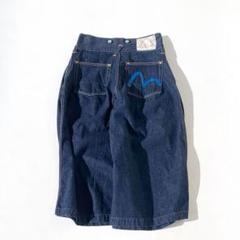 -EVISU- SUPER BAGGY DENIM PANTS