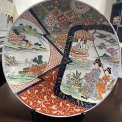 古伊万里　赤絵　幕末　大皿　飾皿　金継ぎあり　37センチ 古伊万里 赤絵 幕末 大皿 飾皿 金継ぎあり 37センチ - メルカリ