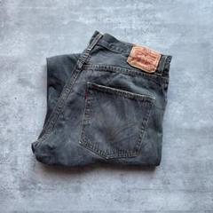 00s 香港製 USA Levi 先染ブラック リーバイス569 W32 L30