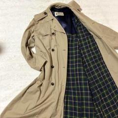 英国製✨Aquascutum 裏地チェック柄　トレンチコート　レディース　胡桃