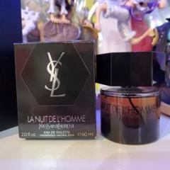 美品★YSL ラニュイドロム LA NUIT DE L'HOMME 60mL Yves Saint Laurent Louisiana Nuit De L'homme Eau de Toilette