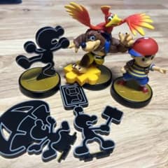 輝い amiibo バンジョーとカズーイ ネス Mr.ゲーム&ウォッチ