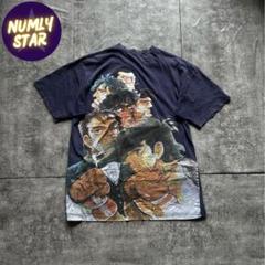 archive Ashita no Joe t-shirt y2k navy