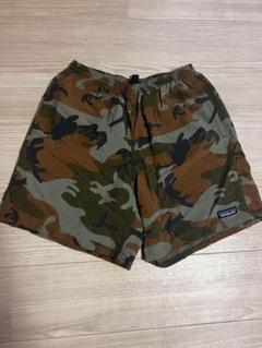 最終値下　パタゴニア 総柄 バギーズロング　KIWG 迷彩 タイガーカモ patagoniaパタゴニア BAGGIES SHORTS 総柄 ナイロン バギーズ