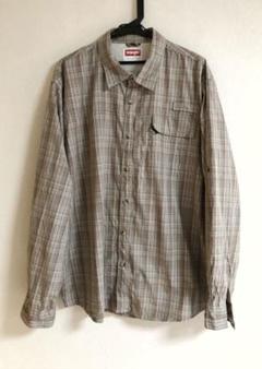 古着 Wrangler ラングラー 長袖 チェック柄 アウトドアシャツ XL