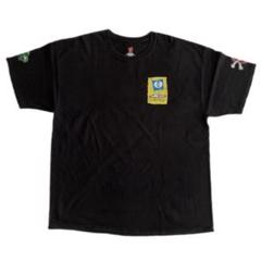 RESOLUTE 企業 プリント Tシャツ 2XL 黒 ヘインズ海賊90s古着