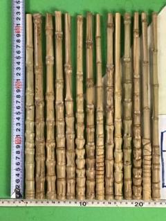 釣り具・その他グリップ用布袋竹「細・根付き」11本セット