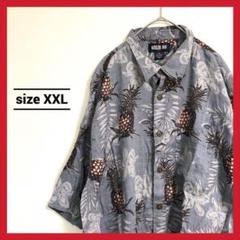90s 古着 ノーブランド 半袖シャツ アロハシャツ キーラーベイ 2XL