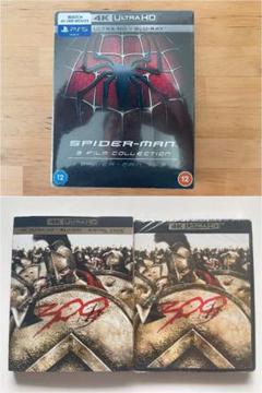 スパイダーマン: 3 Film 4K and 300 4K セット販売