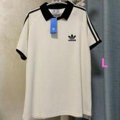 adidas  アディダスワッフルTシャツ　半袖ポロシャツ 男女兼用M adidas アディダス ワッフル Tシャツ 半袖 ポロシャツ 男女兼用