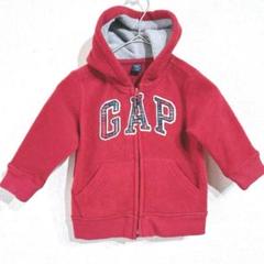 GAP ギャップ ジップパーカー フリース ベビー キッズ ビッグロゴ 80