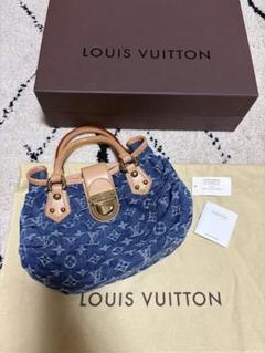LOUIS VUITTON ルイヴィトン モノグラムデニム プリーティ