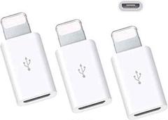 Micro USB to Lightning 変換アダプタ　3個セット