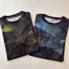 ワークマン　Find-Out グラフィックTシャツ　グリーン＆ブルー2枚セット