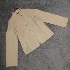 JOURNAL STANDARD ノーカラージャケット ベージュ アイアス ノーカラージャケット | ジャーナルスタンダード