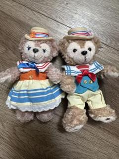 難あり！ダッフィー&シェリーメイ　ぬいぐるみバッジ ぬいば　2010年　TDS